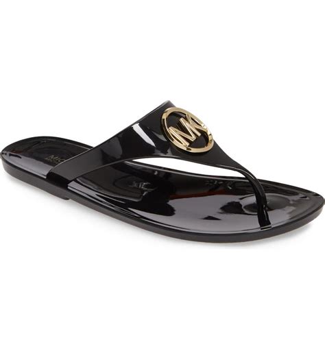 michael kors flip-flops|michael kors jelly flip flops.